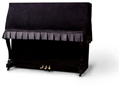 Clairevoire Classics: Premium Velvet Upright Piano Cover | Waterproof inner lining | Handcrafted with Luxury-grade Velvet | Fits standard sized upright pianos [Free Premium 88-key dust cover]