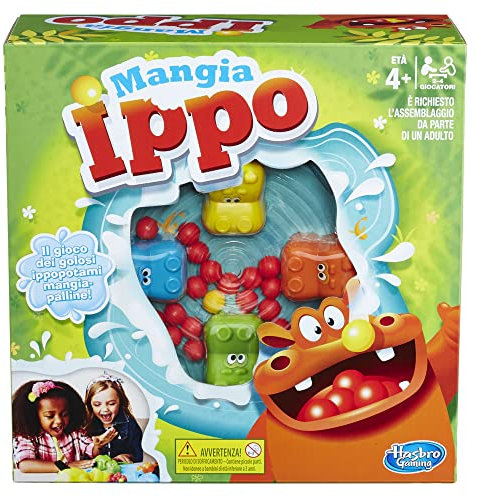 Hasbro Gaming Mangia Ippo Gioco In Scatola, Multicolore