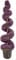 Leaf Large Artificial Spiral Tree with Decorative Planter, 120cm Purple