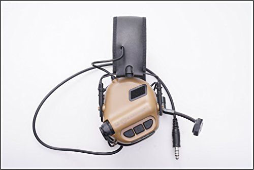 M32 MOD3 Gehörschutz mit elektronischer Kommunikationsmöglichkeit, Rosa. Coyote Brown