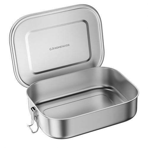 G.a HOMEFAVOR Stainless Steel Bento Lunch Box, 1400 ml/47 oz