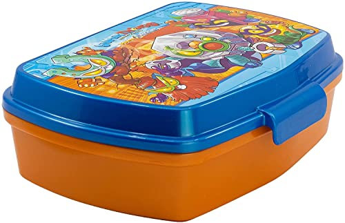 2738; Sandwichera rectangular multicolor Superzing; producto de plástico; libre BPA
