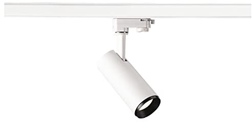 SLV 3 Phasen System Leuchte NUMINOS® PHASE S / LED 3-Phasen-Strahler, Spot, Decken-Strahler, Decken-Leuchte, Schienensystem, Innen-Beleuchtung / 4000K 10.42W 1100lm weiß dimmbar 36Grad