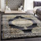 VIMODA Designer Teppich Orientalisch Grau Gold Elegant Orientalisch Glanz, Maße:120x170 cm