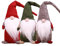 CHEYLIZI 3Stk Weihnachtswichtel Figuren Gross Wichtel Figuren Filz für Kinder Weihnachtsdekoration Plüsch Weihnachtsmann Handgemachte Schwedische Wichtel Zwerg Weihnachten