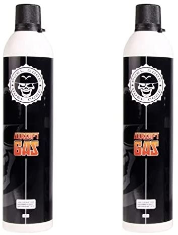 2 Botellas Green Gas Airsoft 12 Kilos presión 600 ml Duel Code - 2 Unidades