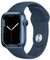 Apple Orologio Serie 7 (GPS, 41mm) - Cassa In Alluminio Blu con Cinturino Sportivo Abisso Blu (Ricondizionato)