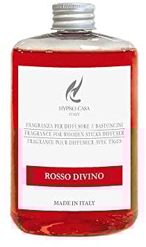 HYPNO CASA - Ricarica per Diffusori di Profumo d'Ambiente, 500ml. (Rosso Divino)