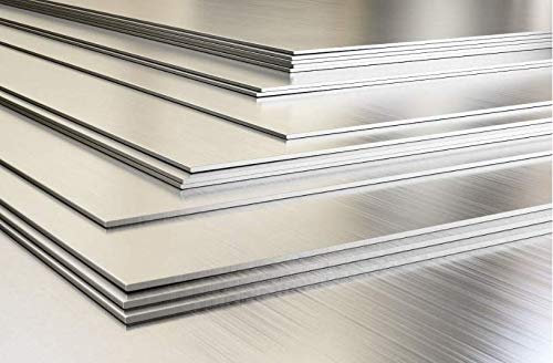 Aluminium Sheet & Plate - 0.5mm 0.7mm 1mm 1.5mm 2mm 3mm 4mm 5mm Multiple size's & Pack's - (1.0mm - 100mm x 100mm-2Pk)