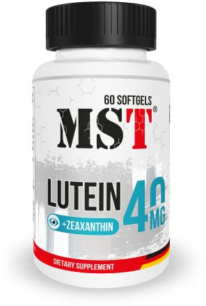 LUTEIN 40 MG HOCHDOSIERT | 60 KAPSELN | 1 KAPSEL PRO TAG | MIT Zeaxanthin | MST NUTRITION DEUTSCHLAND