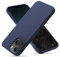 OitiYaa Silicone Case Compatible with iPhone 14 Case 6.1 Inch, Soft Ultra Slim Protective Shockproof Liquid Silicone Phone Case with Anti-Scratch Microfiber Lining, Midnight Blue
