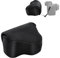 JJC Mirrorless Camera Case Ultra-Light Protective Pouch Bag for Leica Q3, Canon EOS R7 R10 with RF-S 18-45mm Lens & More Compact Digital Camera