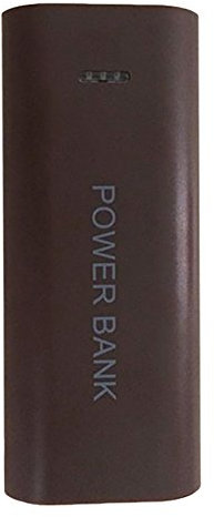 XZincer DIY 2 x USB Power Bank Case batería 18650 5600 mAh para Charger Box 18650 Cargador 18650 E Bike batería cargador rápido (café, talla única)