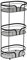 Showerdrape Bathroom Storage Basket Free Standing 3-Tiered Tray Bathroom Organiser For Toiletries, Shampoo Holder Black Shower Stand, Caddy Toilet Storage Holder.