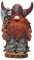 Tuzsocr 19CM Statues de Gnomes Nordiques,Figurine de Guerrier Viking,Sculpture de Dieu Nordique en Résine,Figurine de Table de Bar Décoration de Jardin,Nain Statue pour Pelouse Intérieur Maison