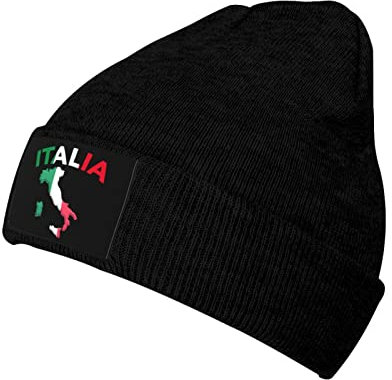 934 Herren Damen Beanie Mütze Italia Italien Italienische Flagge Kopf Wraps Weich Chemo Hut Klassische Slouchy Turban Für Adult Winter Outdoor