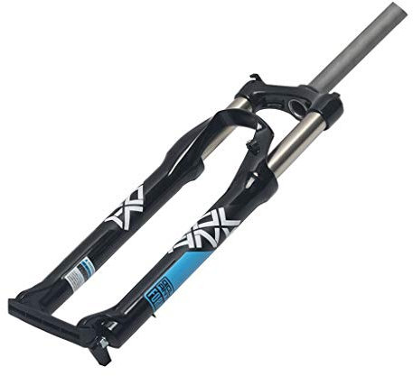 KANGXYSQ MTB Bike Federgabel 26 27,5 29 1-1/8 Federweg 100mm Scheibenbremssäule Linie Schnalle (Color : C, Size : 27.5INCH)