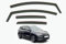AirFlux Set mit 4 Windabweisern, Modern, Dunkles Rauchgetönt, Selbstklebend, für Geländewagen, kompatibel mit Skoda Karoq 5-Türer SUV 2018-2024