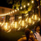 Yuucio 200FT Outdoor Dimmable String Lights Mains Powered Remote Control Festoon Lights,100+4 G40 LED Hanging Bulbs IP44 Waterproof for Garden Terrace Patio Backyard(2X30M), CMPC-O50XA