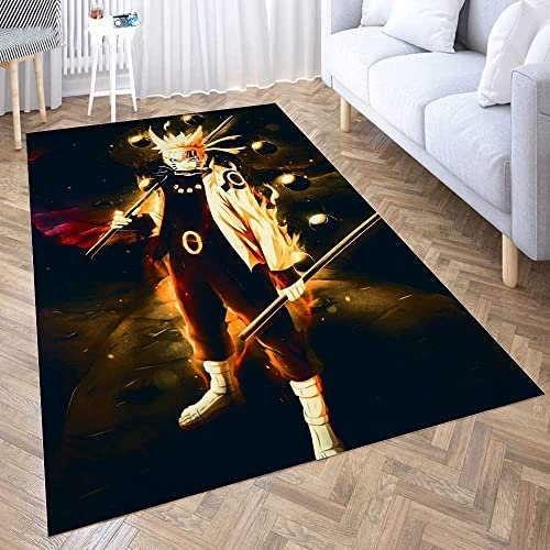 MUICIN Anime Wohnzimmer Teppich 3D Akatsuki 120 * 160cm
