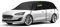 Halbe Autoabdeckung Ersatz für Ford Focus hatchback 2010-2024, Halbgarage, Upgrade Verdickter Stoff Allwetter Halbabdeckung Reflektierende Autoabdeckung Wasserdichte Schutzhülle UV Schutz Schneeschutz