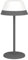 EGLO LED Tischlampe außen Meggiano, Campinglampe dimmbar, kabellose Outdoor Tischleuchte mit aufhängbarem Lampenschirm, USB, Kunststoff in Weiß und Grau, warmweiß, RGB, IP54