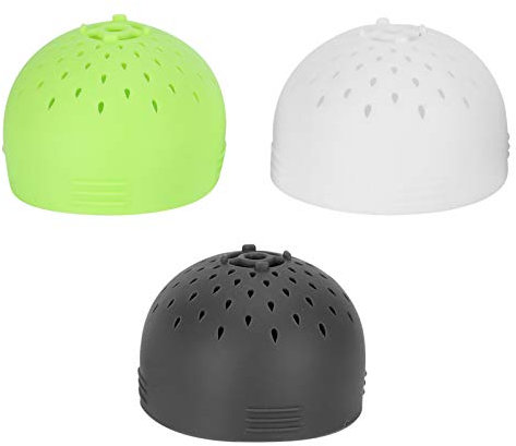 3Pcs Mini Colander Multi Purpose Silicone Can Filter Cover Strainer Kitchen Gadget Gray White Green for Kitchens Parties
