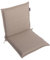 LILENO HOME Malt - Cuscino per sedia da giardino, con schienale basso, colore: tortora