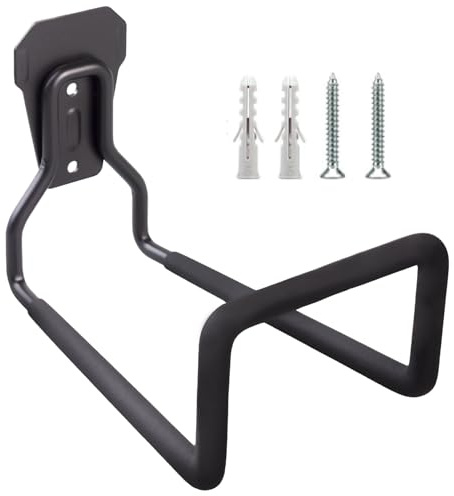 Maclean 1x Stück Garagenhaken, Garage Wandhalterung für Reifen, Schläuche, Leiter, Fahrrad - Max. Belastung 35kg | Wandhaken zur Organisation, Werkzeugaufhänger (1, Wandabstand: 16 cm)