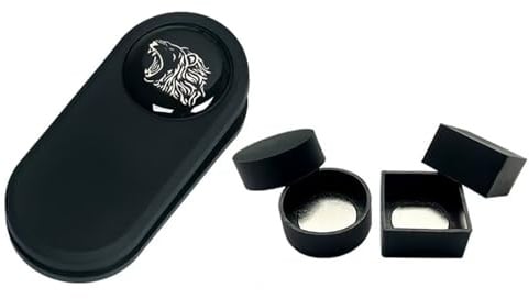Sinsilvie Supporto per gesso professionale, supporto magnetico per stecca da biliardo, supporto per gesso da biliardo, silenzioso e durevole, accessori da biliardo