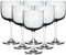 like. by Villeroy & Boch Winter Glow Weingläser 6er Set, 350 ml, Gläser mit weihnachtlicher Sternchen-Verzierung, Klar