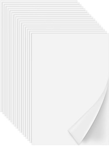 12 Stück Bügelkleber für Aufnäher, Teiliger Aufbügelnder Beidseitiger Patch für Patch-Kleber, Teiliger Aufbügelnder Beidseitiger Patch, Aufbügelnder Beidseitiger Patch für Patch-Kleber 20x30cm