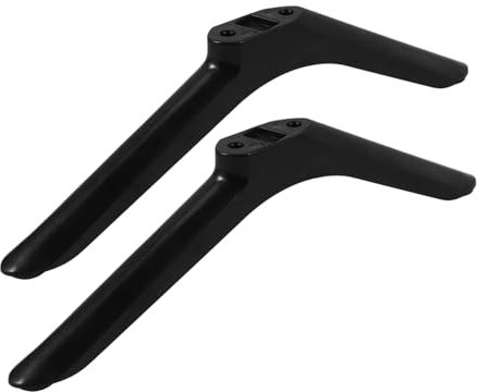 Ciieeo Pied TV Universel Antidérapant avec Vis - Base Stable pour Téléviseurs Et Moniteurs Installation Facile pour Bureau Et Salon