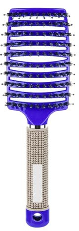 Wet Detangling Hair Brush for Women and Kids, Paddle Detangler Brush for Wet & Dry Hair, Curved Vented Hairbrush for Blow Drying, Make Hair Shiny & Healthier