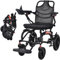 Foldable Electric Wheelchair with Removable 10Ah Lithium Battery, 500W Motor, 20km Range, 150kg Capacity, Ultra-Light 15.8kg, Easy to Transport and Store