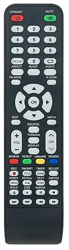 ROLLGAN Telecomando sostitutivo adatto per RADIOLA ZEPHIR TV ZV24FHD LD43-RAD030K RAD-LD32100K RAD-LD40100K RAD-LD50090K LD32-RAD060H LD32-RDN68HB LD32RAD050H LD40-RD53111 2FHB