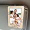 Drive Safe Daddy Visor Clip - Holz Foto Auto Visier Clip Drive Safe We Love You - 2025 Vatertagsgeschenk für Vater, Ehemann, für Ihn - Auto Bilderrahmen Papa - Polaroid Bilderhalter für Autos