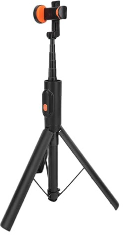 Generic Integrated Selfie Stick Tripod Combo, Automatic Pop Up Phone Tripod with Remote, 31-146cm Extendable, Portable Design for Travelers