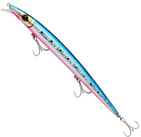 Savage Gear Barra Jerk 17.5cm - Meereswobbler, Gewicht:29g, Länge:17.5cm, Farbe:Pink Belly Sardine, Laufverhalten:Sinking (0.6m - 1.2m)