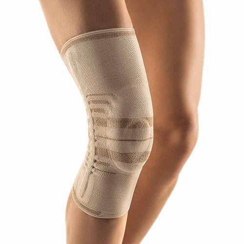 Bort activemed Kniebandage Knie Gelenk Stütze Bandage Entlastung Kniegelenk, hautfarben, M Plus