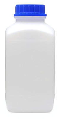 Octopus 1x 4000 ml frascos de Boca Ancha con tapón de Rosca, frascos para Productos químicos, Frasco de Laboratorio