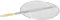 AC-Déco Double Grille Barbecue Ronde - D 50 x H 75 cm - Métal chromé