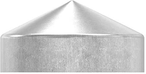 Fenau | Abdeckkappe | für Rundrohr | Ø 48,3 mm | Stahl S235JR, roh | Rohrkappen/Abdeckkappen/Schutzkapp/Rohr endkappen, endkappe Rohr, plastikrohr, rundrohr