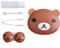 ukYukiko Animal Shaped Bottle Contact Lens Case Container Holder Beauty Mirror Case
