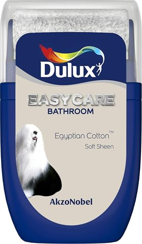 Dulux Easycare Bathroom Tester Paint, Chic Shadow, 30 ml, Egyptian Cotton