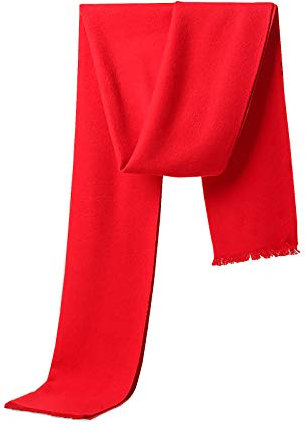 LumiSyne Warmer Wollschal Für Herren Winter Geschäft Lässiger Sstil Klassischer Unifarben Schal Einfarbige Schal Weiche Kaschmir Langer Schal Mit Quaste