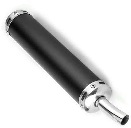 Silencieux D'échappement Moto Silencieux D'échappement En Acier Inoxydable 20Mm / 0.8In Pièces Modifiées Pour Temps ()