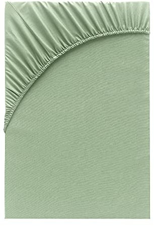 Class Home Collection Spannbettlaken 140x200cm - 160x200cm Jersey Baumwolle Eukalyptus