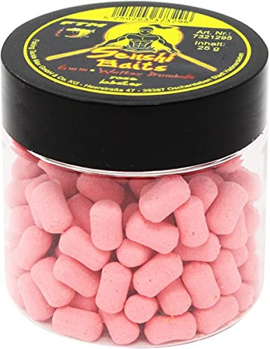 Fishing Tackle Max FTM Senshi Baits 6mm Wafter Dumbell Boilies Rose Lobster 7321295