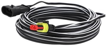 Timbera Niederspannungskabel für FLYMO 1200R; EasiLife 200 350 500 800; EasiLife GO – Mähroboter Verbindungskabel für Transformator Netzteil und Ladestation – (10 Meter)